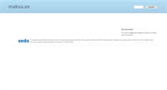 Desktop Screenshot of maksa.ee