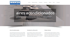 Desktop Screenshot of maksa.com.mx